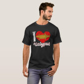 T-shirt Platypus Love Australie Animal australien (Devant entier)