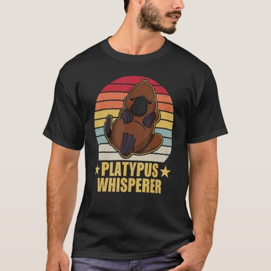 T-shirt Platypus Mammals Australie Biologie Animaux Étudia (Devant)