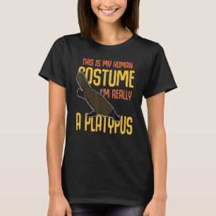 T-shirt Platypus Mammals Australie Biologie Animaux Étudia