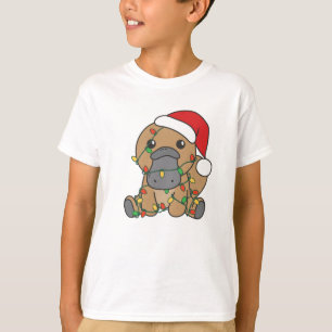 T-shirt Platypus Noël Animaux d'hiver Vacances Platypus