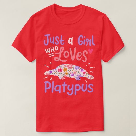 T-shirt Platypus Platypus (Design devant)