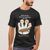 T-shirt Platypus Power combiné I Cute Platypus Australie (Devant)