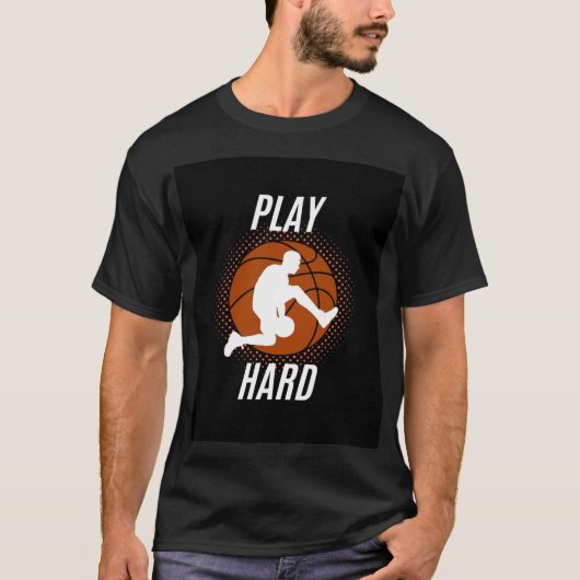 T-shirt Play Hard camiseta (Devant)