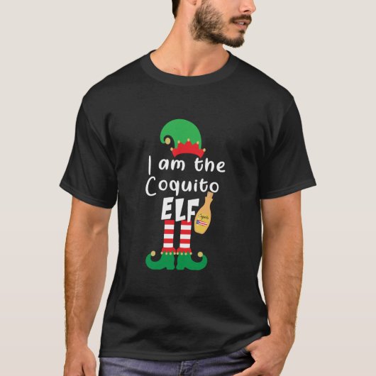 T-shirt Playa Serena Funny Noël Coquito ELF Funny Pue (Devant)