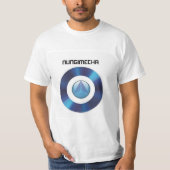 T-SHIRT PLAYER BLANCHE GRAPHISME DE NUNCGIMECHA (Devant)