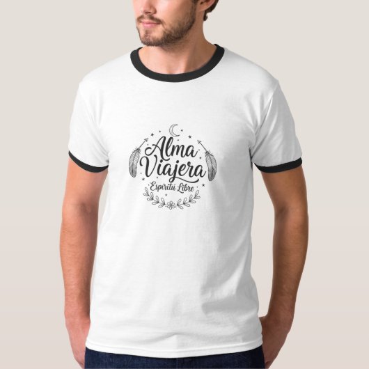 T-shirt Playera "Alma Viajera"  (Devant)