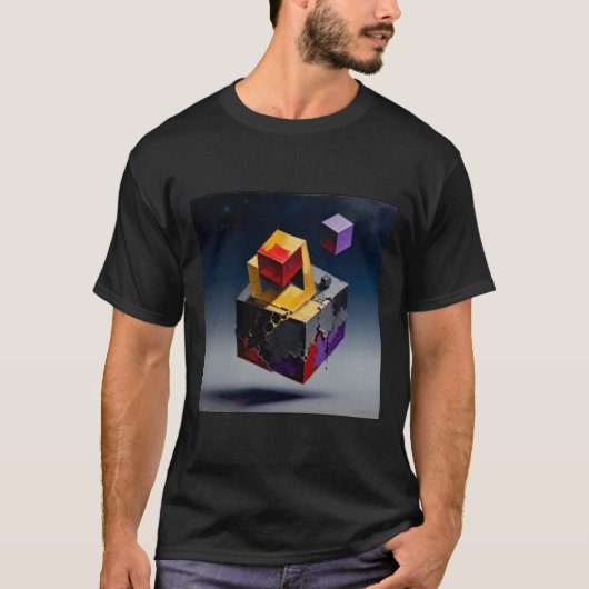 T-shirt playera arte abstracto (Devant)