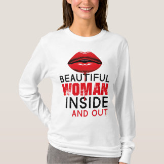 T-shirt Playera básica de mangas largas Beautiful Woman