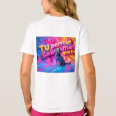 T-shirt Playera básica de niñas (Dos)
