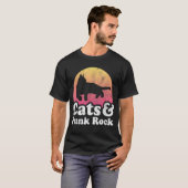T-shirt Playera | Cats and Punk Rock (Devant entier)