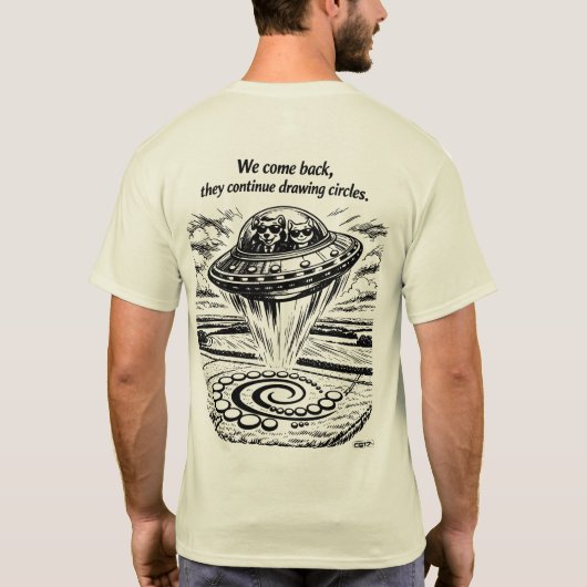 T-shirt Playera CG17S - Crop Circles (Dos)
