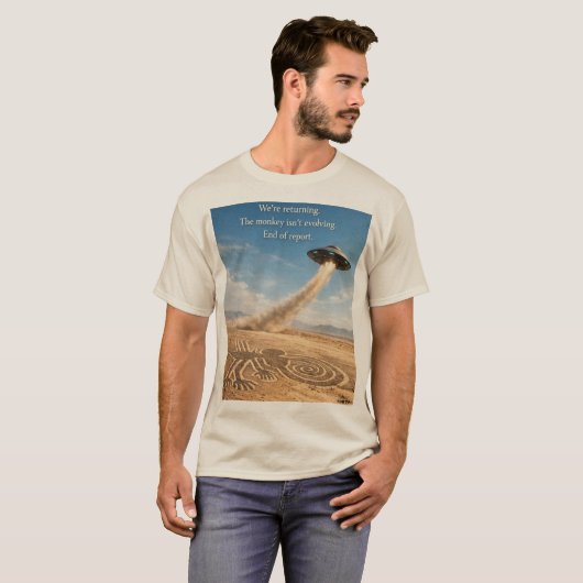 T-shirt Playera CG17S -Nazca Monkey (Devant entier)