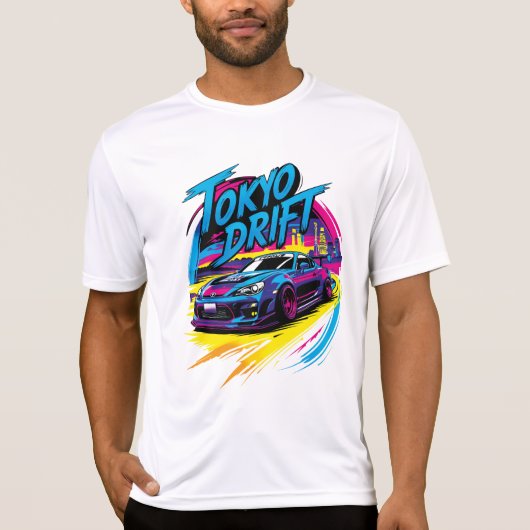 T-shirt Playera Competitor de Sport-Tek Tokyo Drift  (Devant)