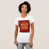 T-shirt Playera con Diseño “Feliz 2025–2026” | Estilo Casu (Devant entier)