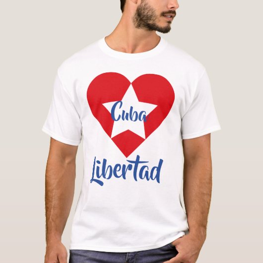 T-shirt Playera Cuba Libertad (Devant)