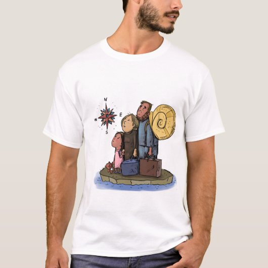 T-shirt Playera de Viaje y Hogar (Devant)