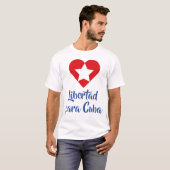 T-shirt Playera Freedom for Cuba (Devant entier)