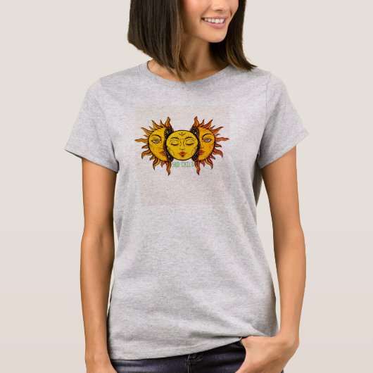 T-shirt Playera Hippie Sol (Devant)