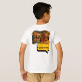 T-shirt Playera Infantil Perritas Hermanas Aventureras -  (Dos entier)