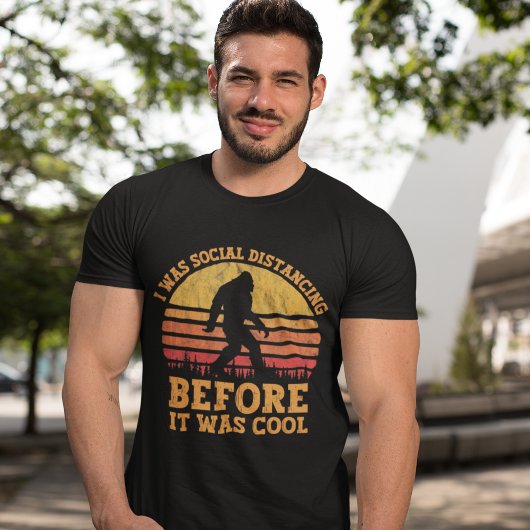 T-shirt Playera It was social distancing before it was coo