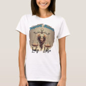 T-shirt Playera Lady Libra (Devant)