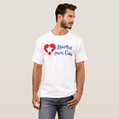 T-shirt Playera Libertad para Cuba (Devant entier)
