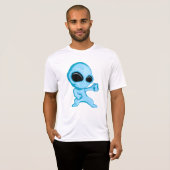 T-shirt playera ligera en blanco (Devant entier)