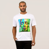T-shirt playera ligera en blanco (Devant entier)