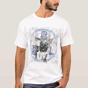 T-shirt Playera Lyon black awards 2 green family lux
