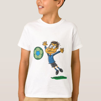 T-shirt Playera Portero De Fútbol Saltando