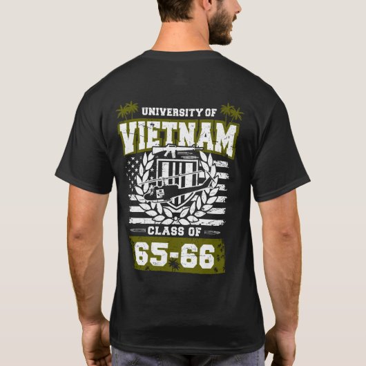 T-shirt Playera University of Vietnam / 1965 - 1966 (Dos)