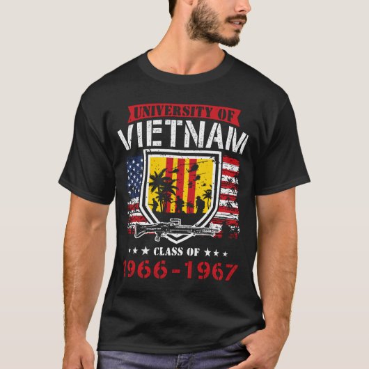 T-shirt Playera University of Vietnam / 1966 - 1967 (Devant)