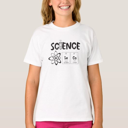 T-shirt Playful Science TaCo Typography (Devant)