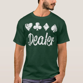 T-shirt Playing Card Suits Poker Lingo Dealer Casino Gift