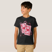 T-shirt Playing Cards Valentine 6 7 67 Six Seven Valentine (Devant entier)