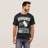 T-shirt Playing Harmonica Makes Me Happy You Not So Much (Devant entier)