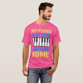 T-shirt Playing Piano And Keyboards (Devant entier)