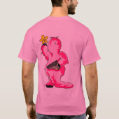 T-shirt Playtpus rosâtre (Dos)