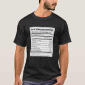 T-shirt PLC Programmer Funny Programmation Faits (Devant)