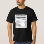 T-shirt PLC Programmer Funny Programmation Faits (Devant)