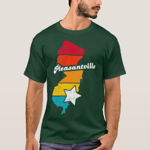 T-shirt Pleasantville New Jersey Vintage désorganisé Souve