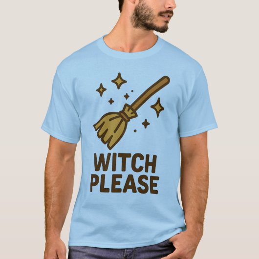 T-shirt PLEASE WITCH - Halloween (Devant)
