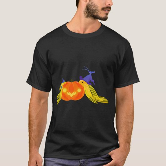 T-shirt pleco Halloween (Devant)
