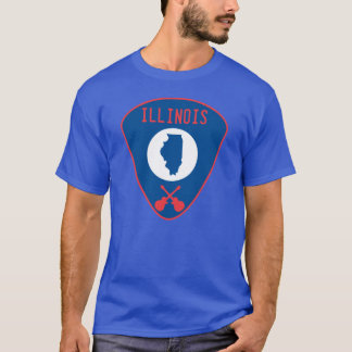 T-shirt Plectre de guitare Illinois