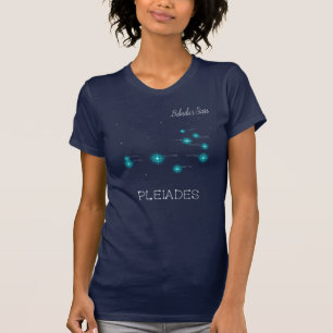 T-shirt PLEIADES cluster étoile ouverte, unique, élégant