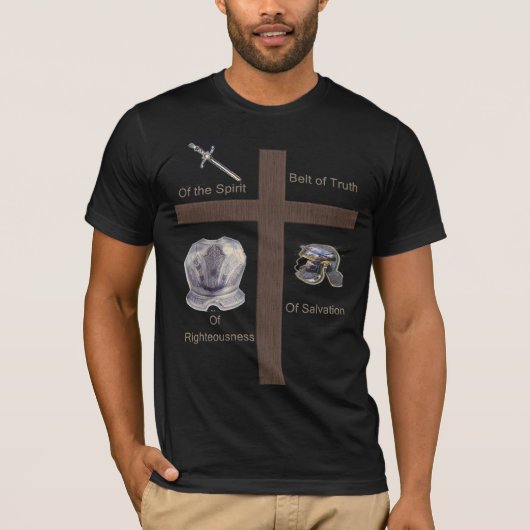 T-shirt plein armure de Dieu (Devant)