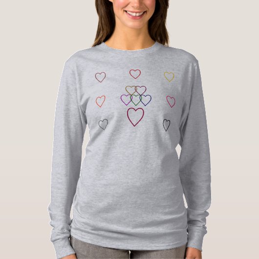 T-SHIRT PLEIN DE COEURS (Devant)