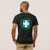 T-SHIRT PLEIN GREC DE BLOODED (Dos entier)