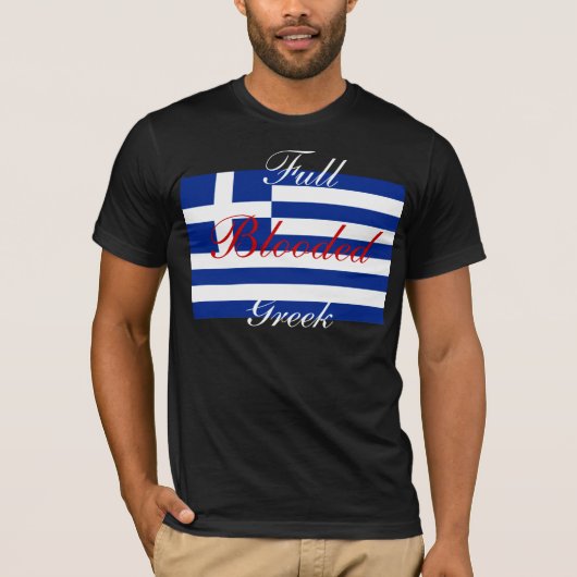 T-SHIRT PLEIN GREC DE BLOODED (Devant)