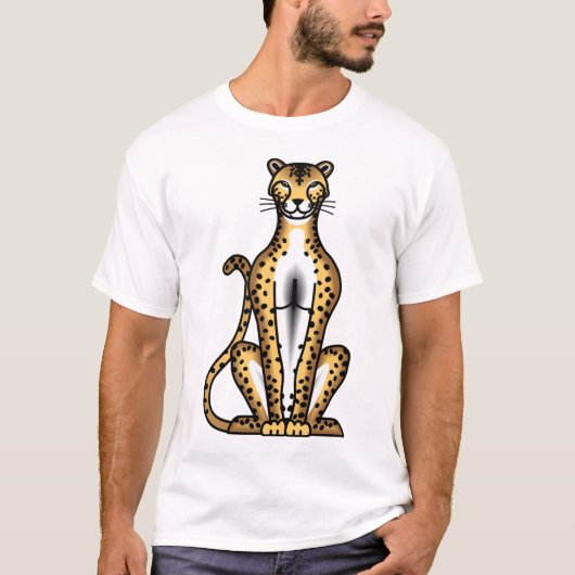 T-shirt Plein guépard (Devant)